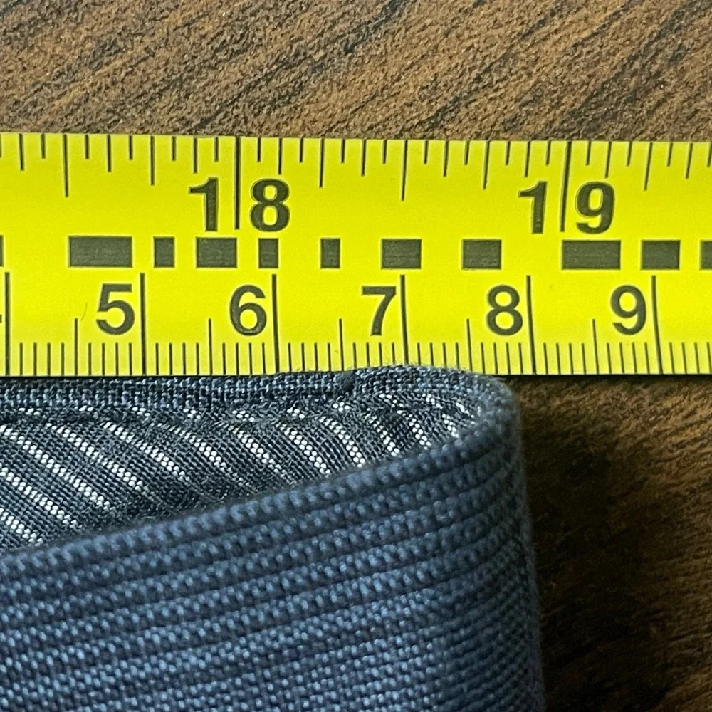 Banana Republic Mens 36x32 Tailored Slim Blue Glen Plaid Dress Pants Trousers